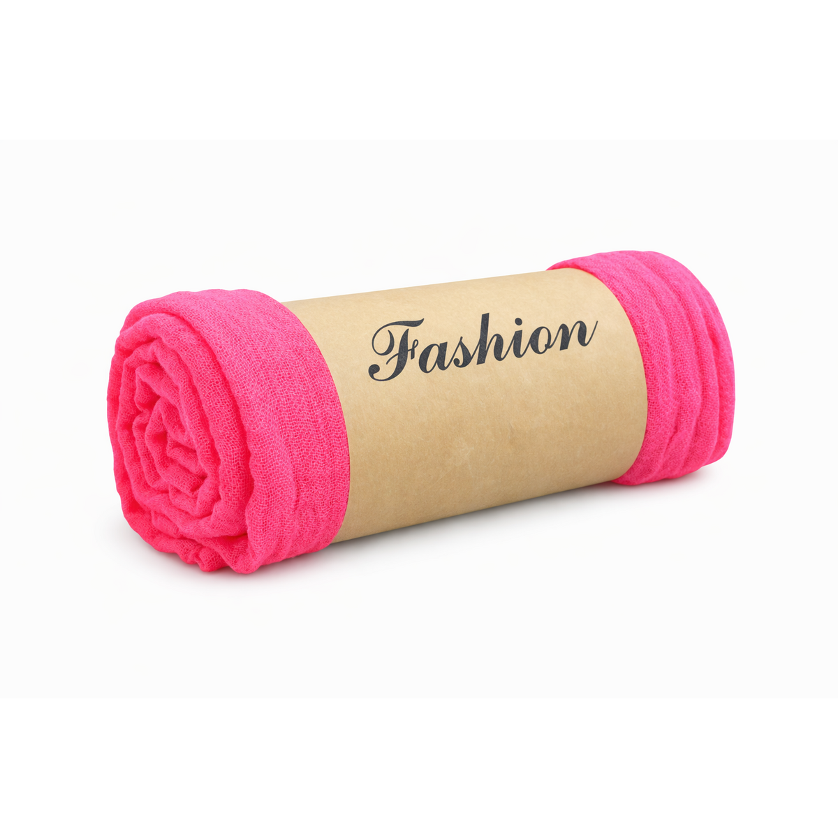 HS Sjaal Rol - Roze Fluor