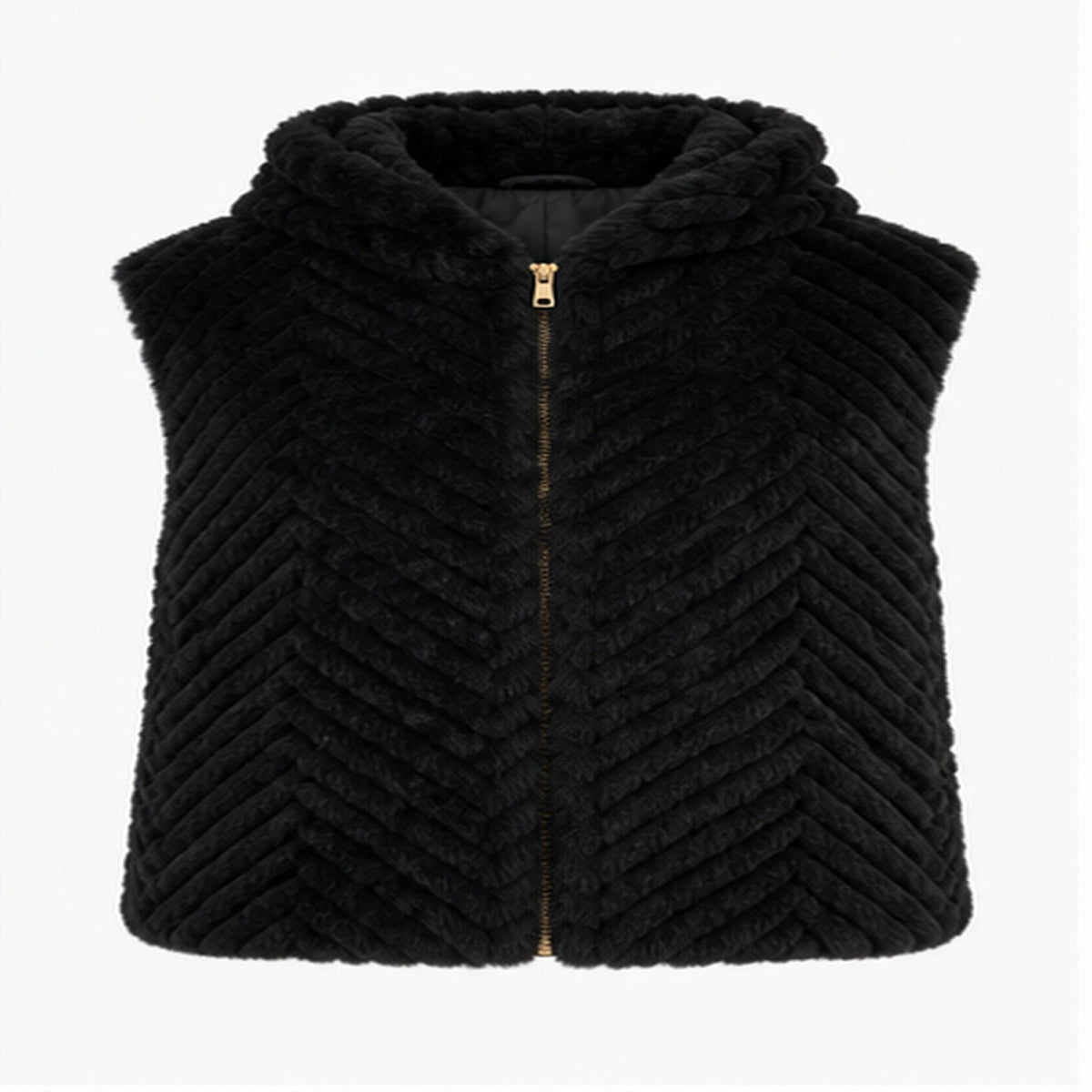 Faux Fur Bodywarmer – Model 40922