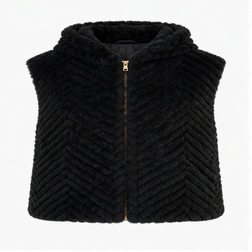Faux Fur Bodywarmer – Model 40922
