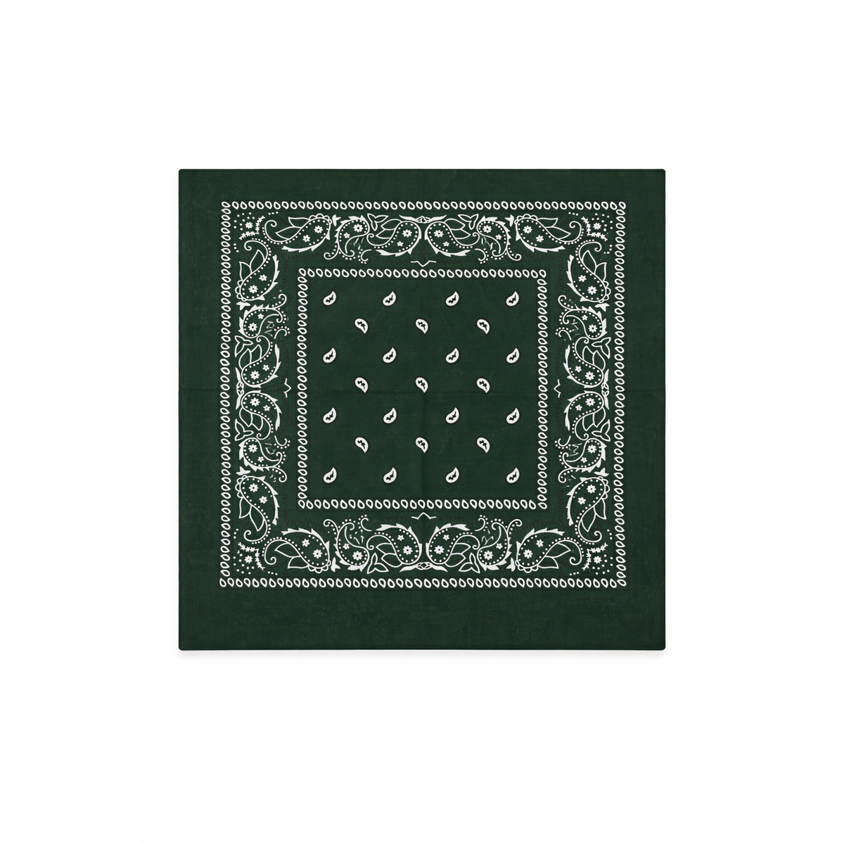 HS Bandana - In 10+ Kleuren - Classic - Katoen - Donkergroen
