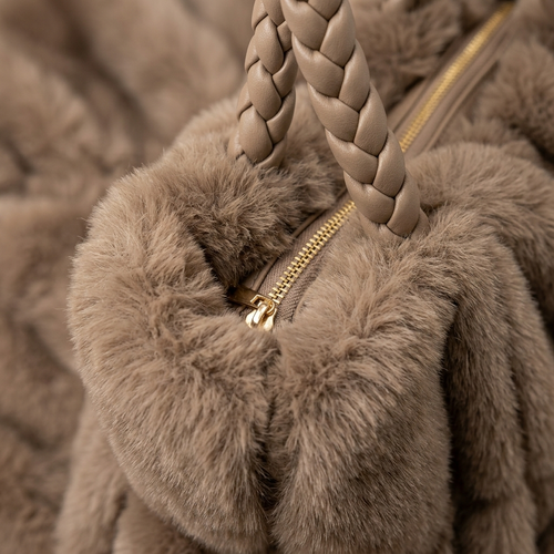 Faux Fur Shaggy Shopper – Model 15515