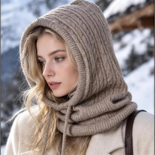 Kabelgebreide Balaclava