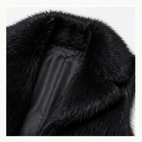 Shaggy Faux Fur Bodywarmer - One Size