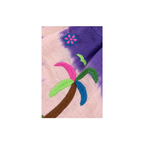 Lange Sjaal met Handgemaakte Patches