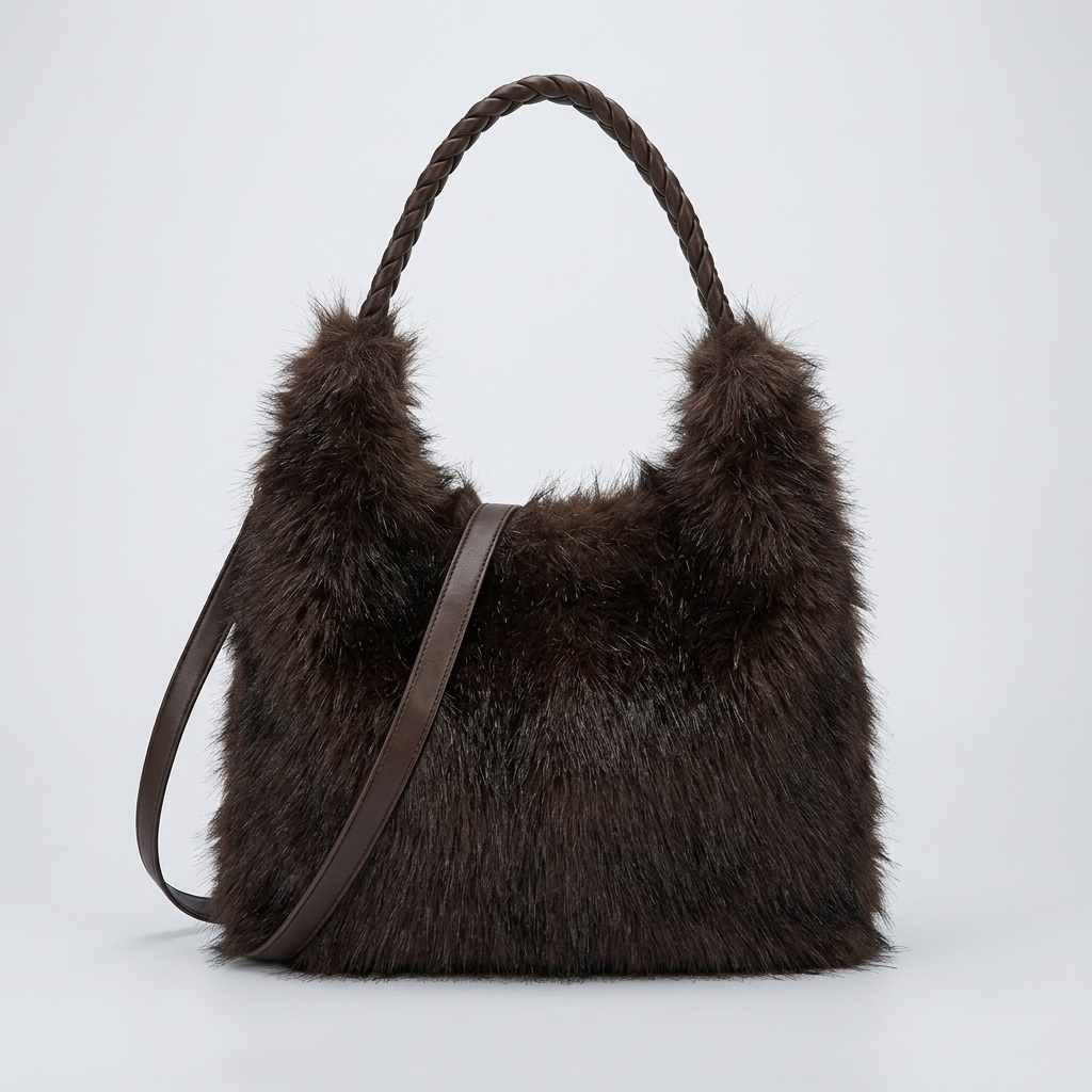 Faux Fur Shaggy Shopper – Model 9201