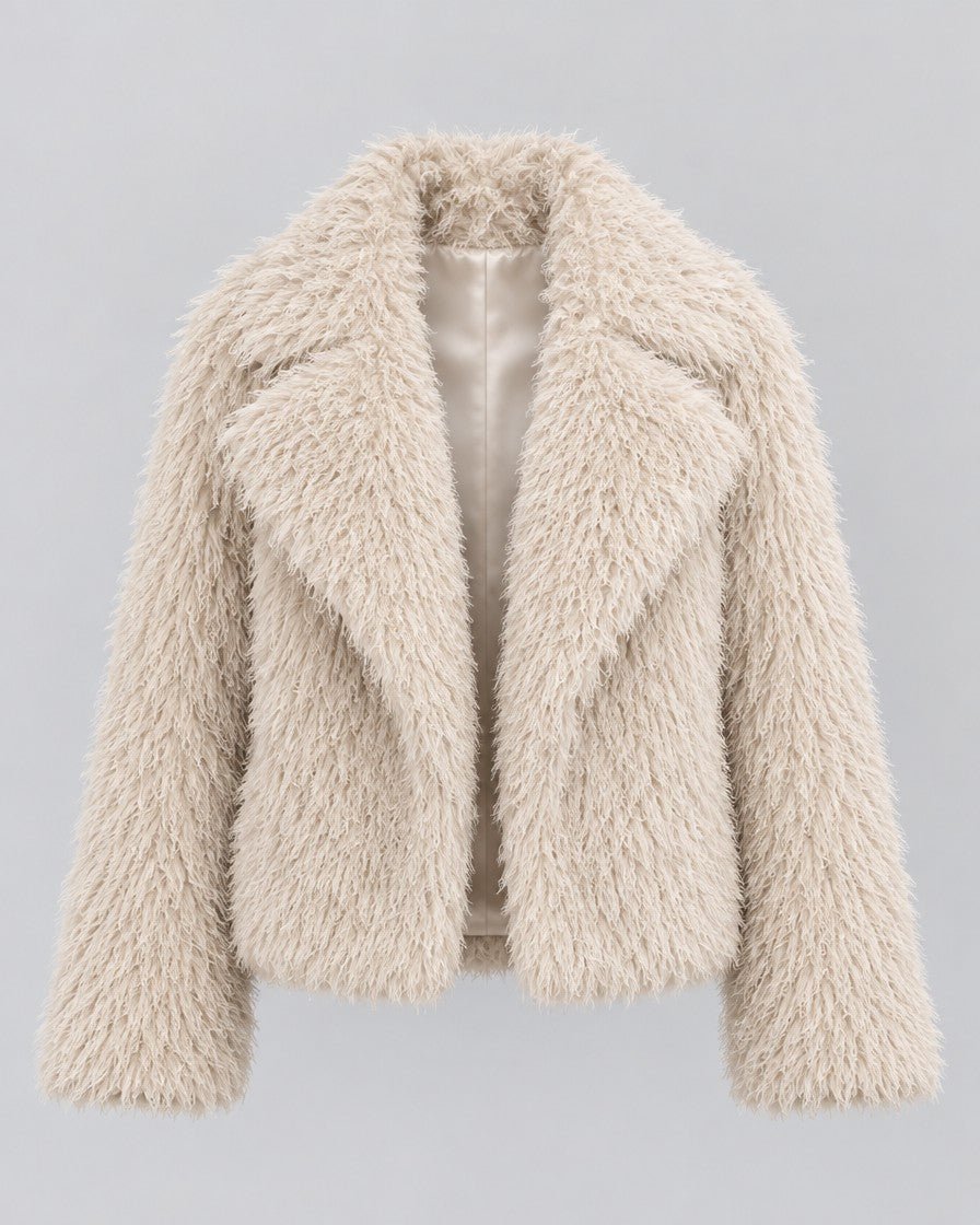Faux Fur Shaggy Jas