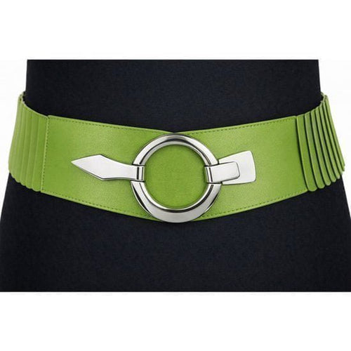Elastische Tailleriem met Metalen Gesp – Vegan Leer