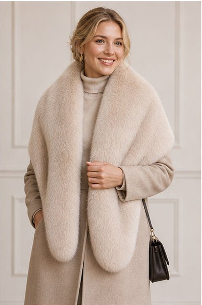 Faux Fur Stola - One Size