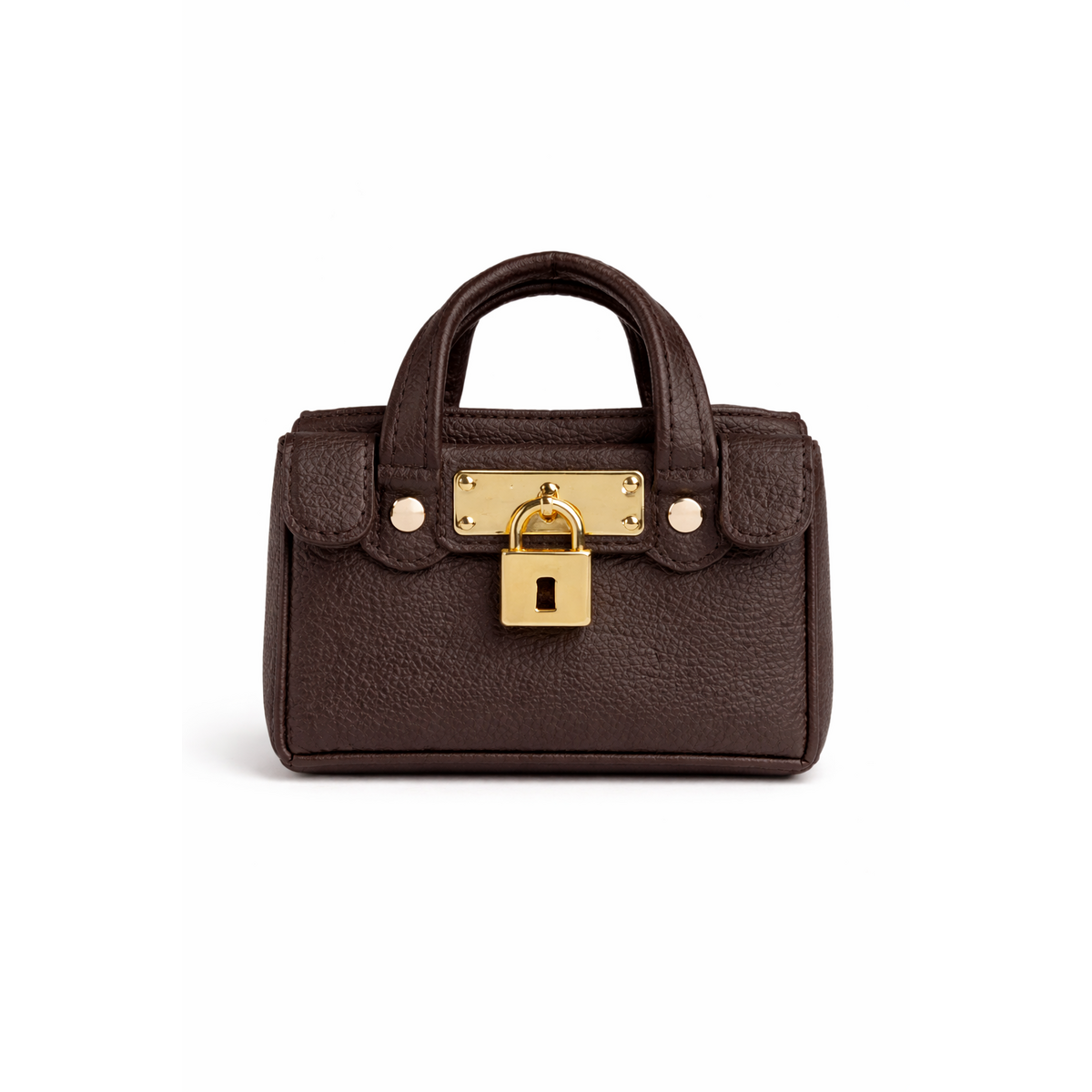 HS Tassenhanger - In 5 kleuren - Mini Bag - Donkerbruin
