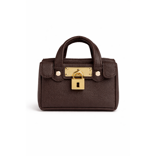 HS Tassenhanger - In 5 kleuren - Mini Bag - Donkerbruin