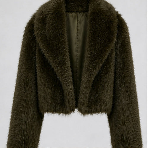 Korte Faux Fur Jas
