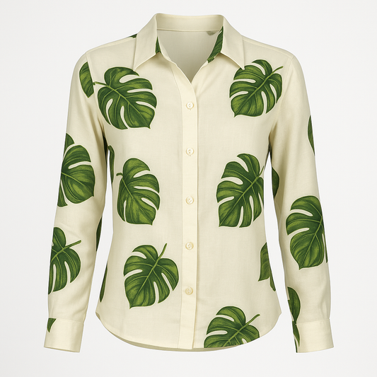 Blouse Monstera Tropical