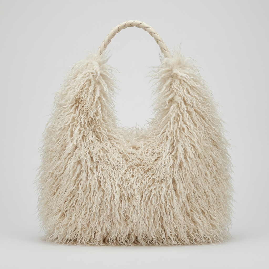 Faux Fur Shaggy Tas