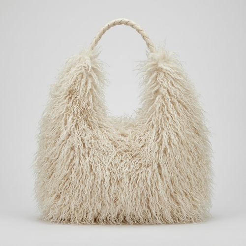 Faux Fur Shaggy Tas