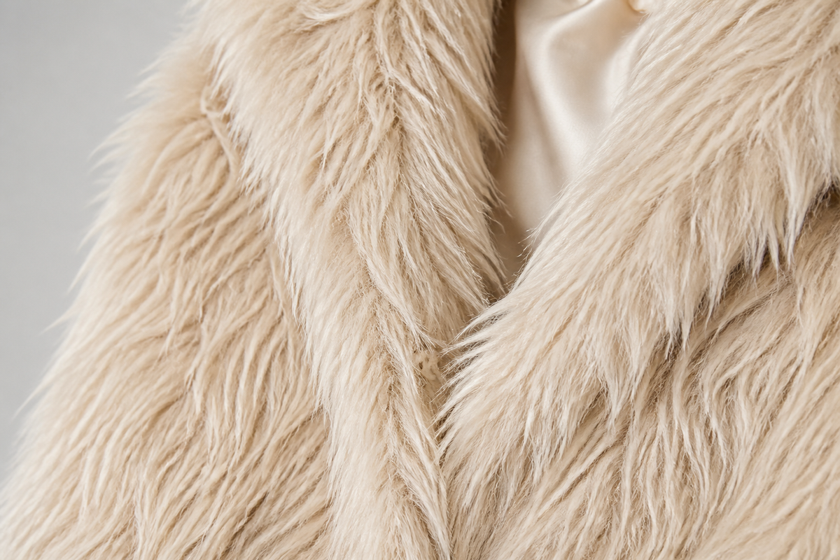 Shaggy Harige Jas - S/M en M/L