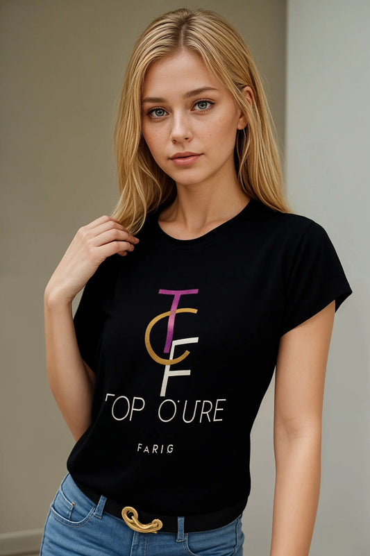 Trendy T-shirt met Unieke Print en Comfortabele Pasvorm - Mapsy B.V