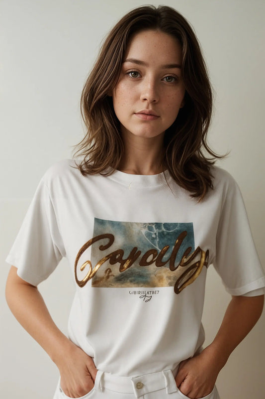 Trendy T-shirt met Unieke Print en Comfortabele Pasvorm - Mapsy B.V