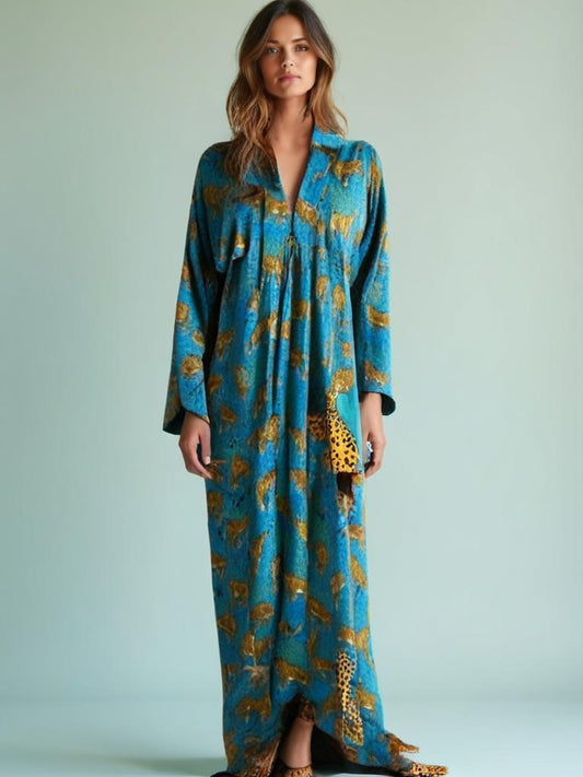 Handgemaakte Lange Kaftan - In meerdere kleuren verkrijgbaar! - Mapsy B.V
