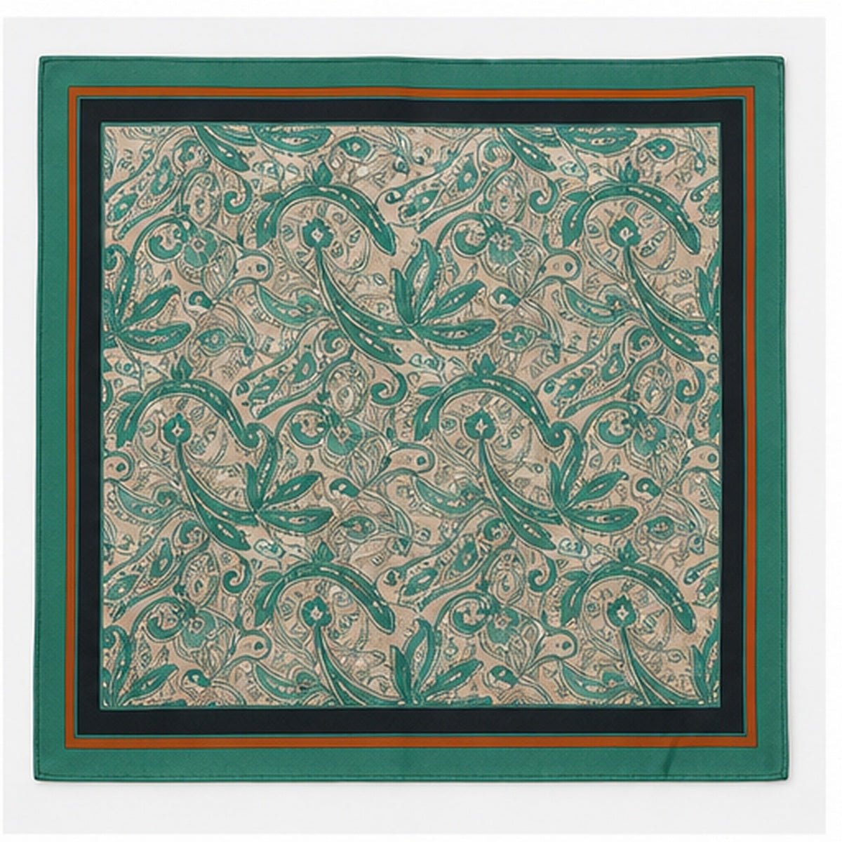 Vierkante Sjaal 70x70 – Ornamentprint