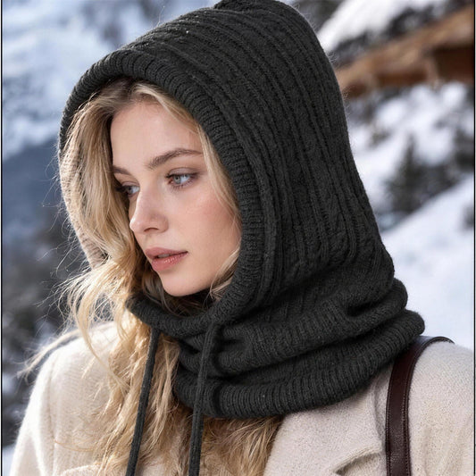 Kabelgebreide Balaclava