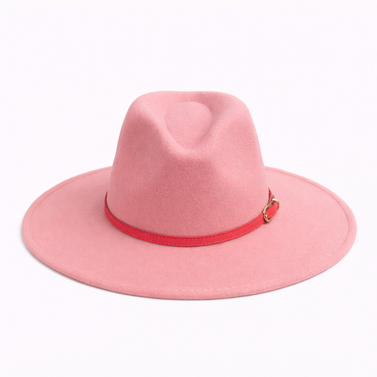 HS Hoed - In 2 Kleuren - Dikke Stevige Stof met Band - Roze