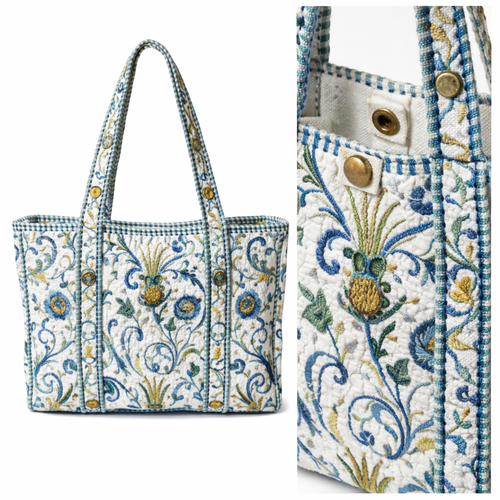 HS Shopper - 100% Katoen - praktisch voor dagelijks gebruik - 11 kleuren - DETAIL