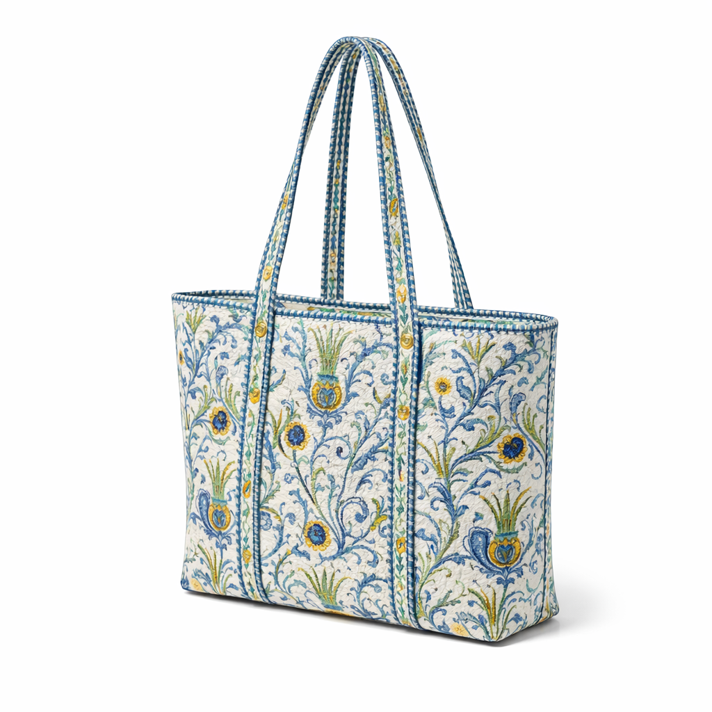 HS Shopper - 100% Katoen - praktisch voor dagelijks gebruik - 11 kleuren - SIDE