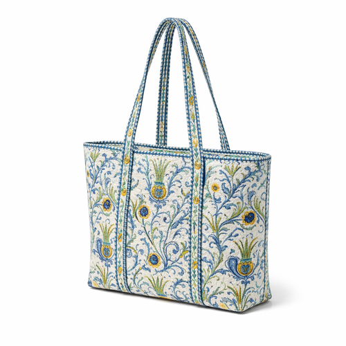HS Shopper - 100% Katoen - praktisch voor dagelijks gebruik - 11 kleuren - SIDE