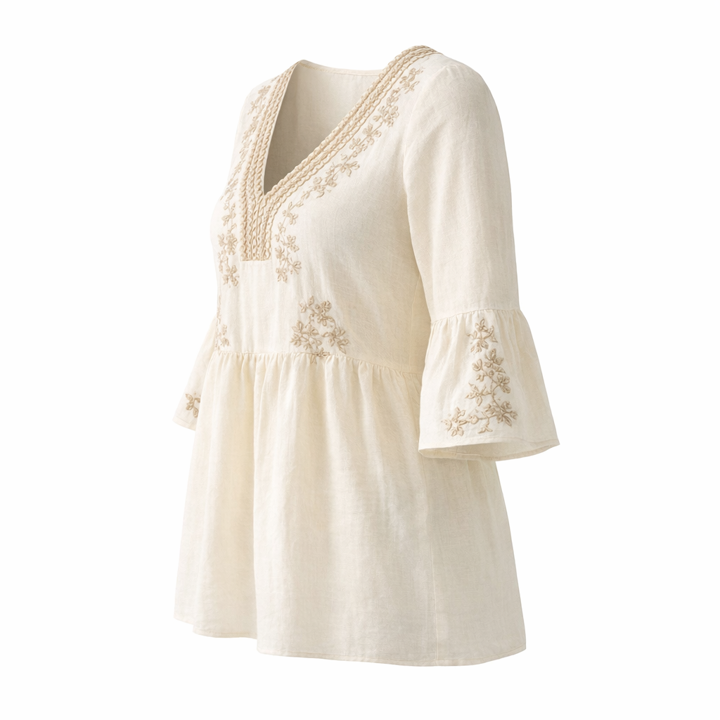 HS Zomertop - Free Size - comfortabele pasvorm - 2 kleuren - SIDE