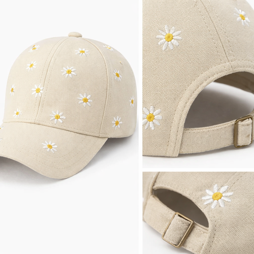HS Petje - Margrietjes - zomerse accessoire - 3 kleuren - DETAIL