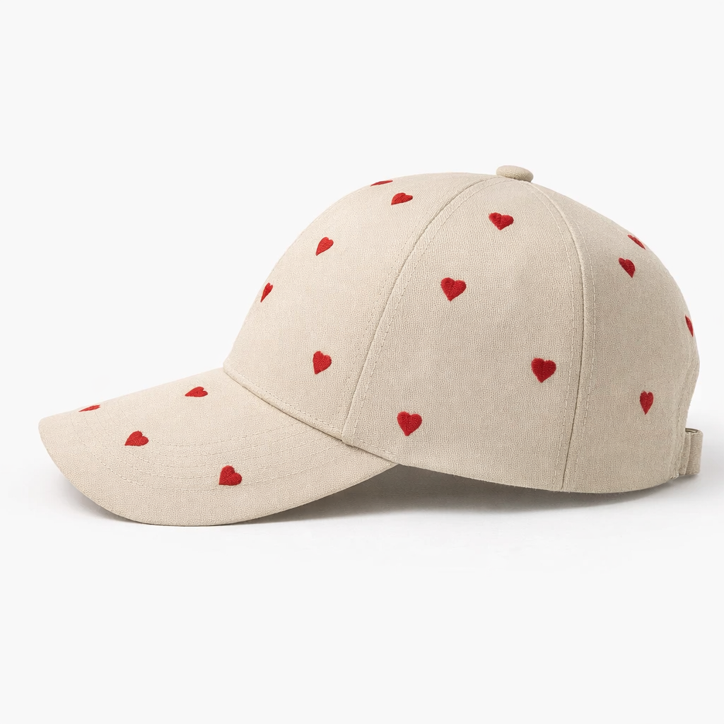 HS Petje - Hartjes - zomerse accessoire - 2 kleuren - SIDE