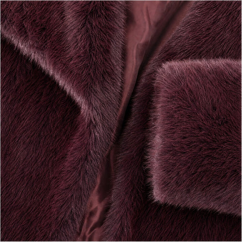 Korte Faux Fur Jas - Lange Mouwen - One Size