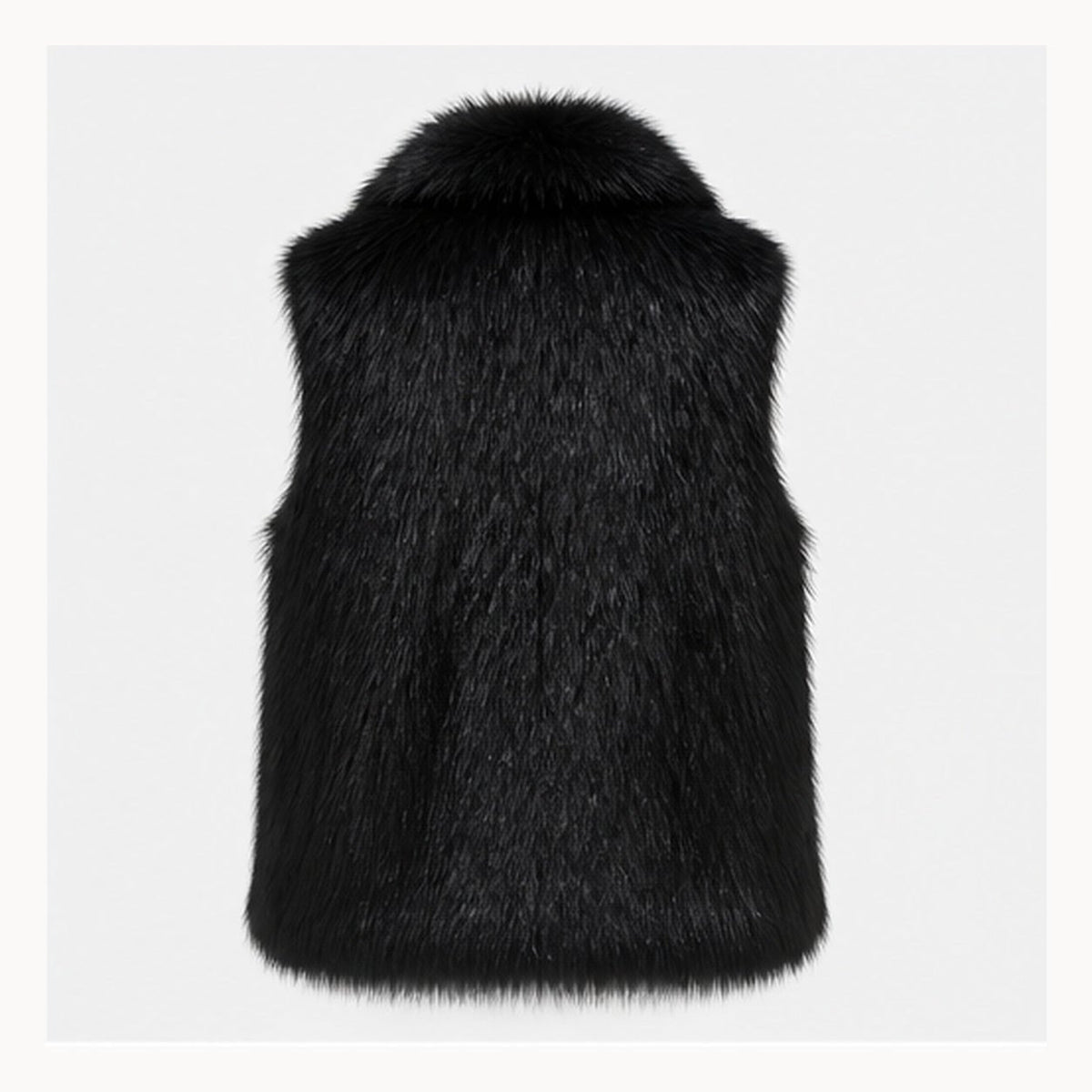 Shaggy Faux Fur Bodywarmer - One Size