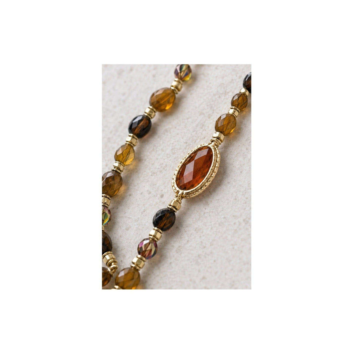 Lange Ketting met Stenen