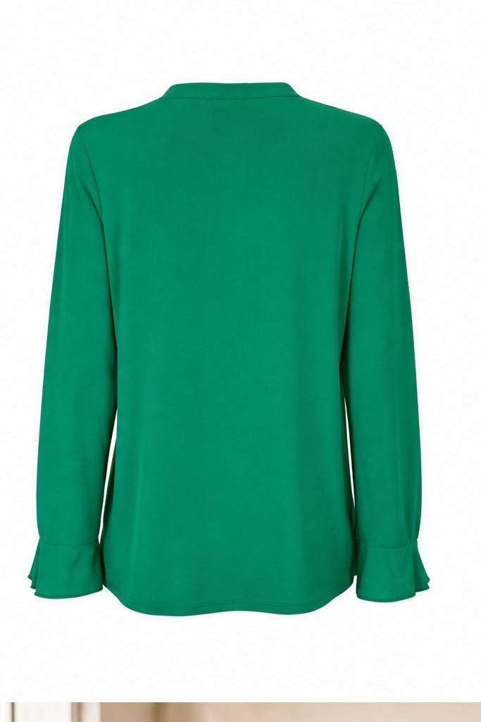 Signature top groen - Achteraanzicht ghost mannequin