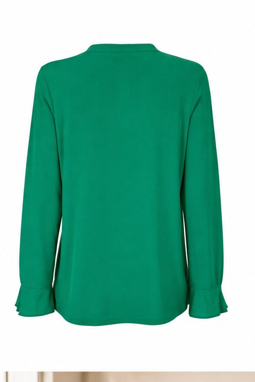 Signature top groen - Achteraanzicht ghost mannequin