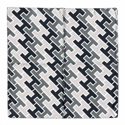 HS Sjaal - 70x70 NIEUW - In 5+ Kleuren - Zijde Satijnen Look - Zwart