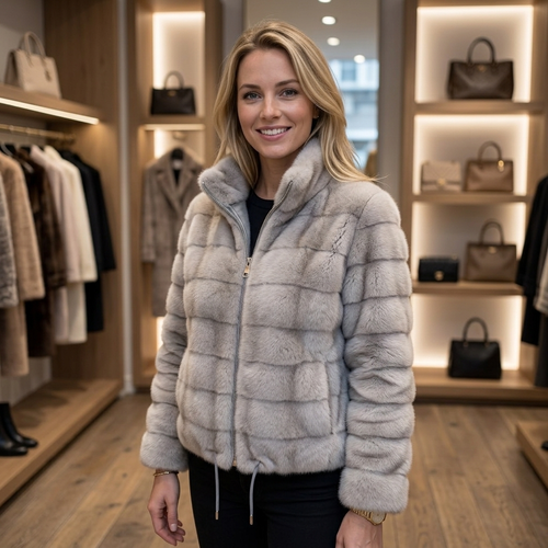 Faux Fur Jas – Model 41148