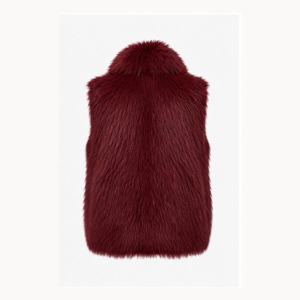 Shaggy Faux Fur Bodywarmer - One Size