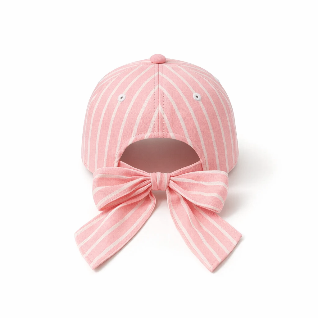 HS Petje - Met lint - zomerse accessoire - 4 kleuren - BACK