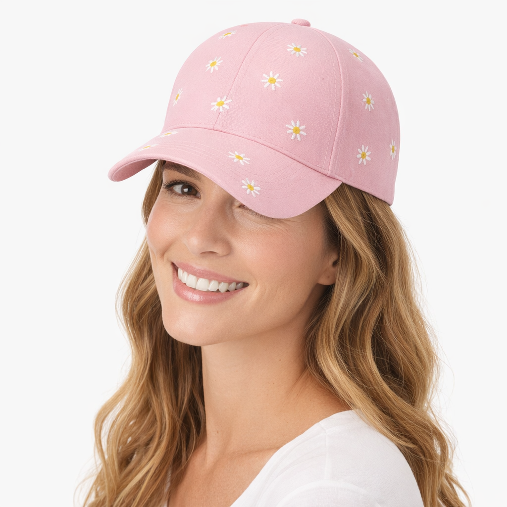 HS Petje - Margrietjes - zomerse accessoire - 3 kleuren - MODEL_FRONT