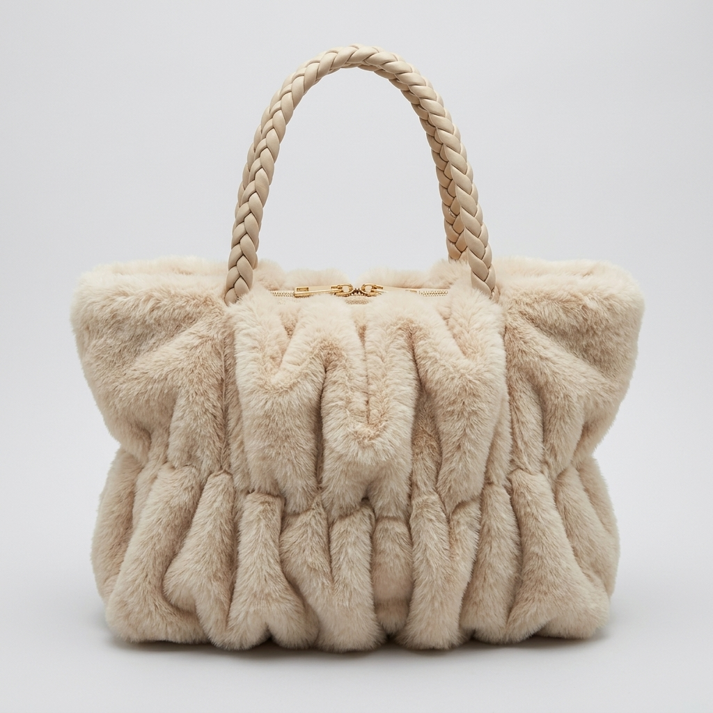 Faux Fur Shaggy Shopper – Model 15515