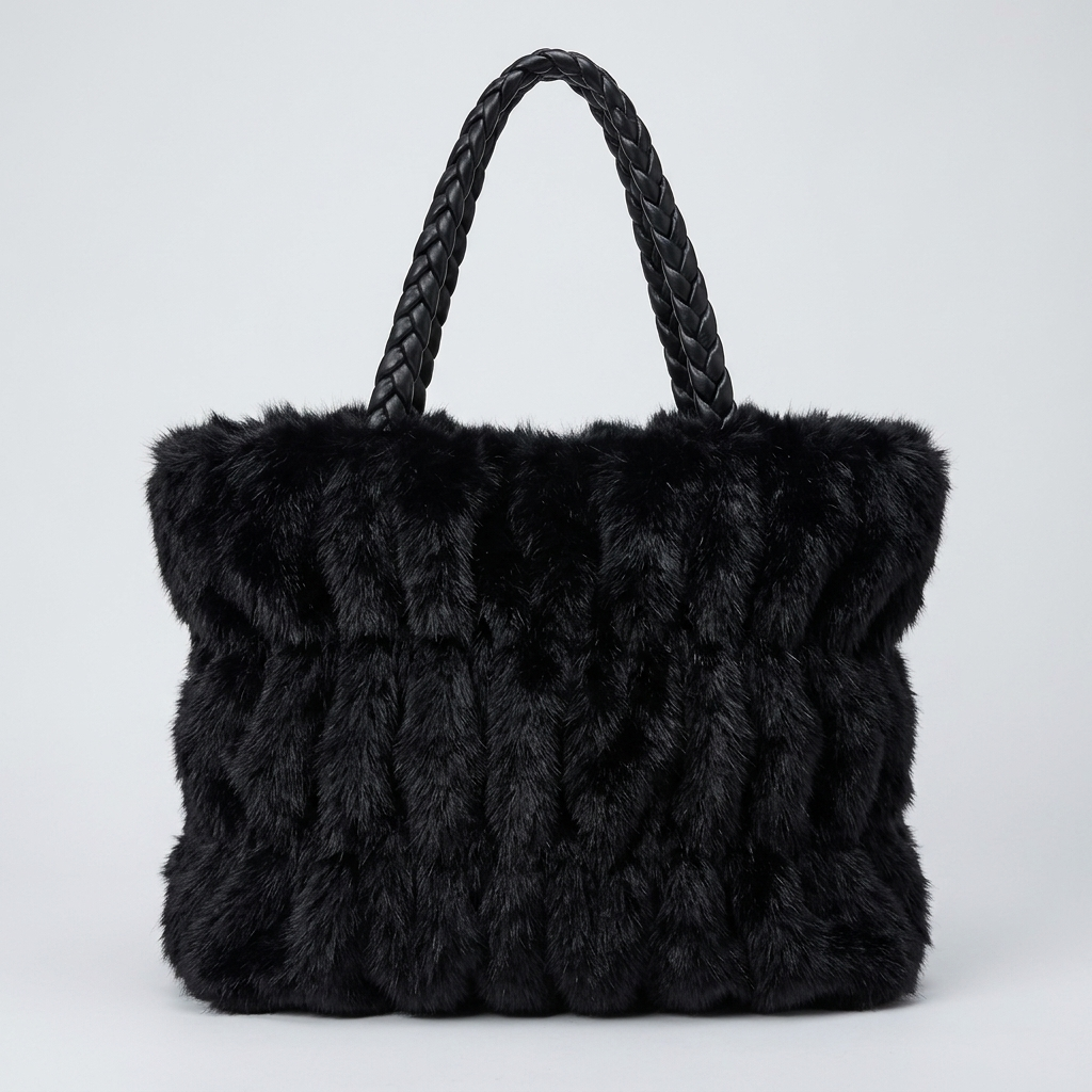 Faux Fur Shaggy Shopper – Model 15515