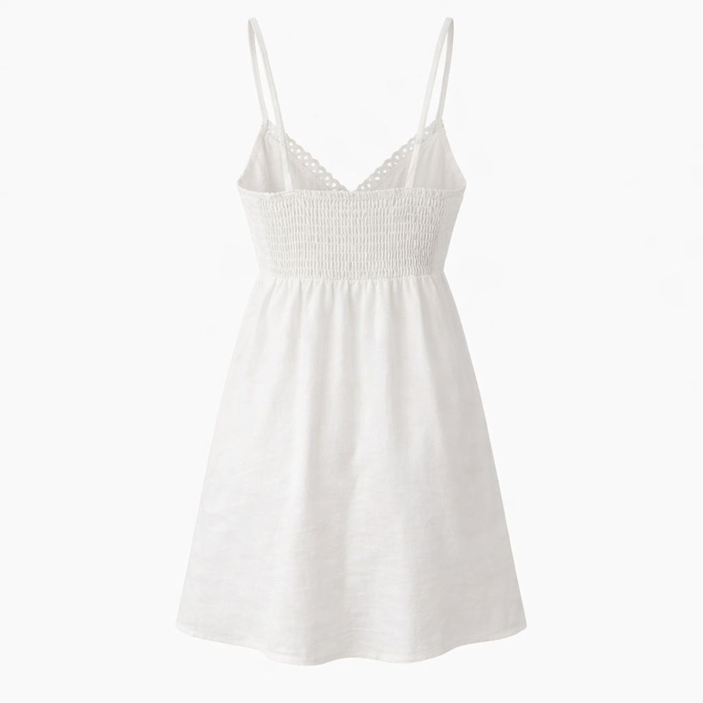 HS Zomerjurkje - Luchtig - Free Size - comfortabele pasvorm - 2 kleuren - BACK