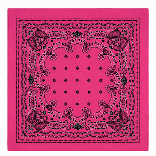 HS Sjaal - 70x70 NIEUW - In 8+ Kleuren - Cotton Look - Fuchsia