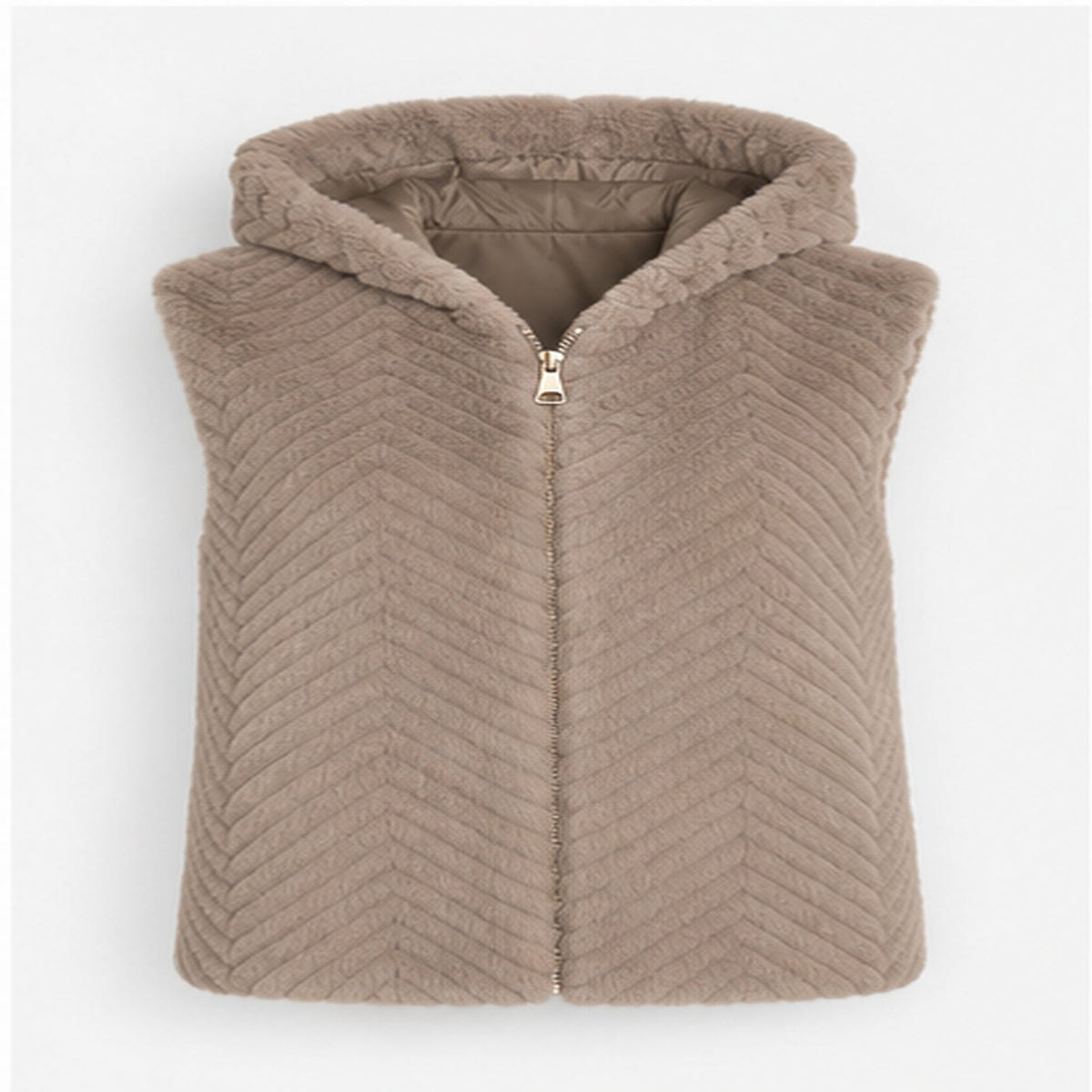 Faux Fur Bodywarmer – Model 40922