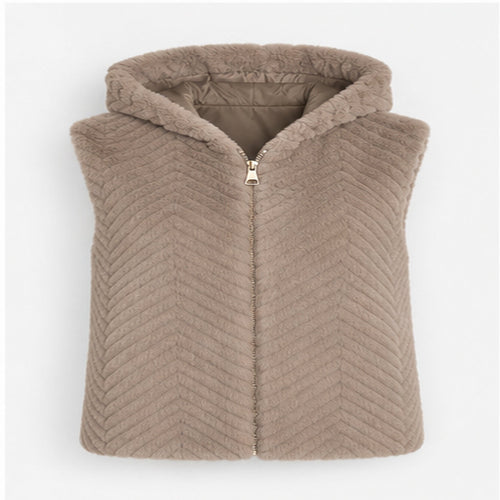 Faux Fur Bodywarmer – Model 40922