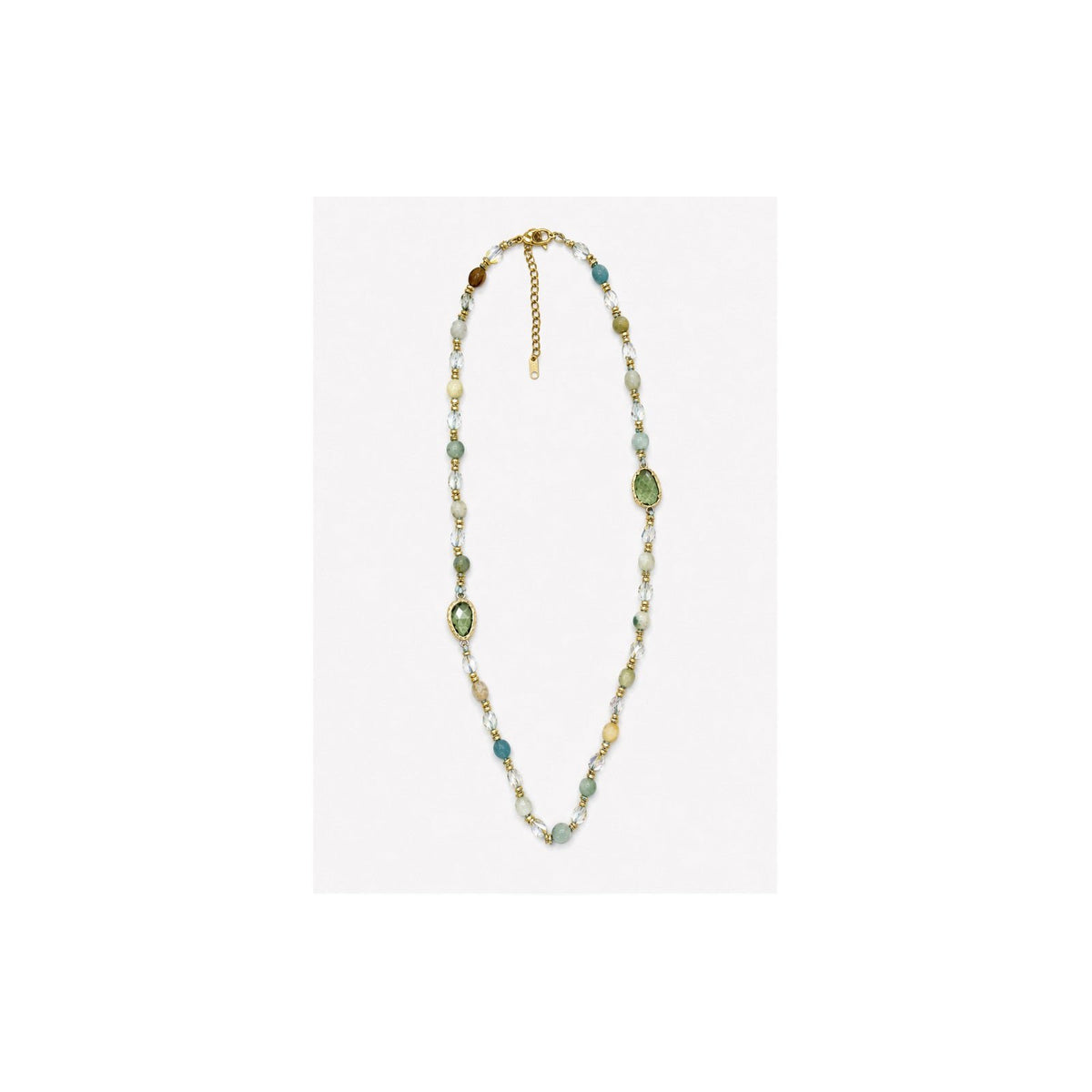 Lange Ketting met Stenen