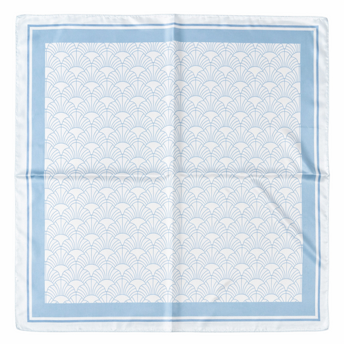 HS Sjaal - 70x70 NIEUW - In 4 Kleuren - Zijde Satijnen Look - Blauw