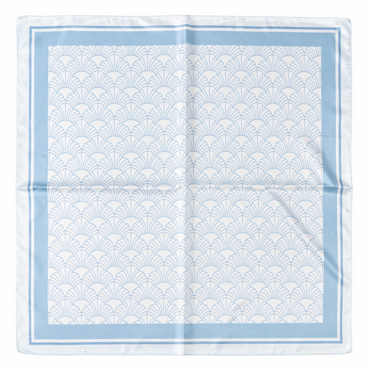HS Sjaal - 70x70 NIEUW - In 4 Kleuren - Zijde Satijnen Look - Blauw